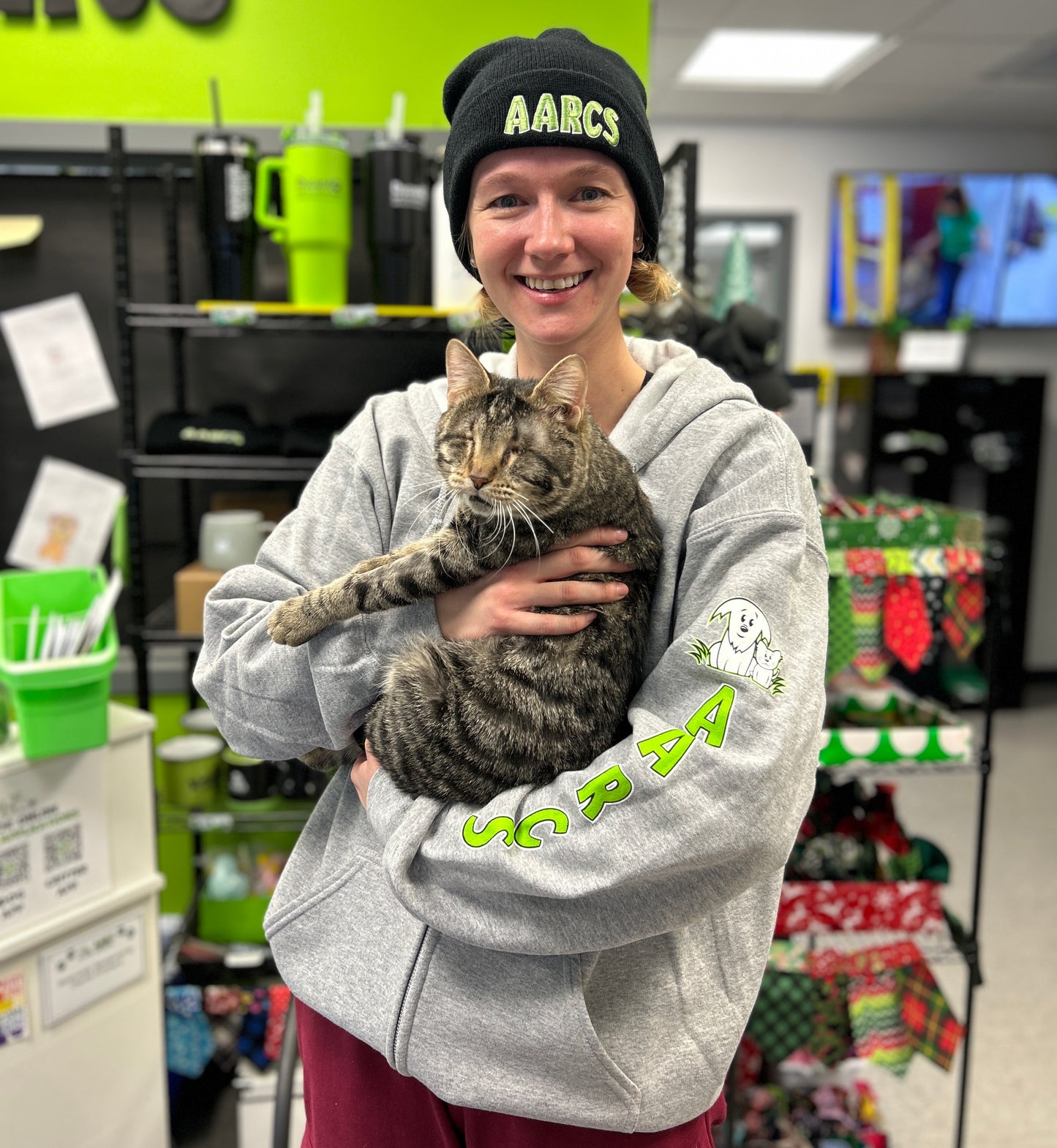 AARCS Logo Sleeve Zip Hoodie