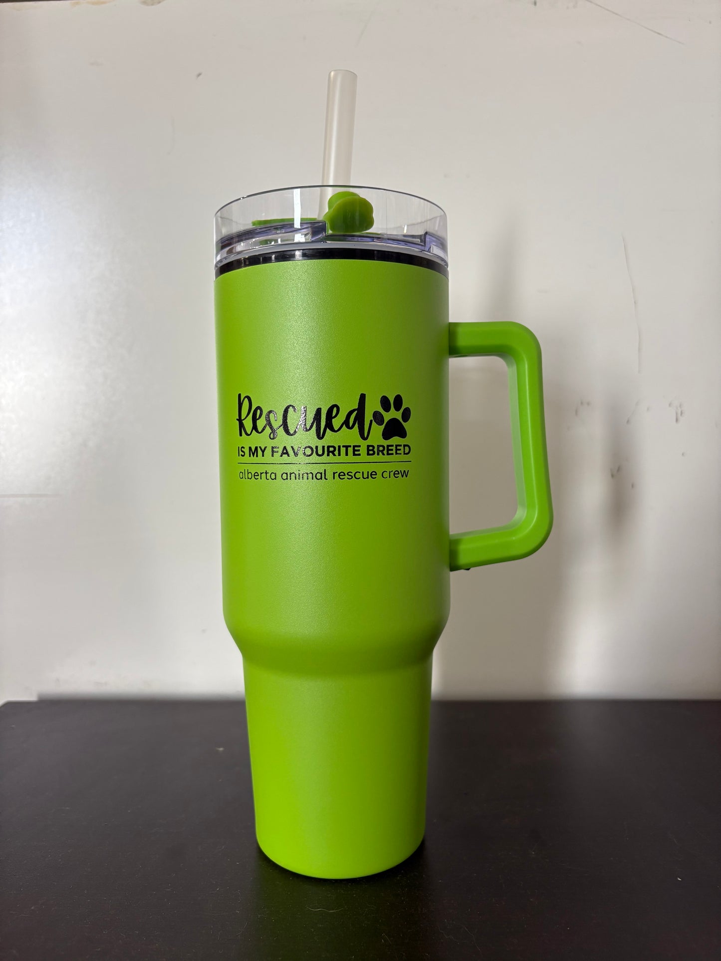 40oz Tumbler – Rescued is my Favourite Breed